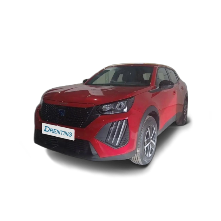Renting Peugeot 2008 1.2 PureTech S&amp;S Active 100 Rojo