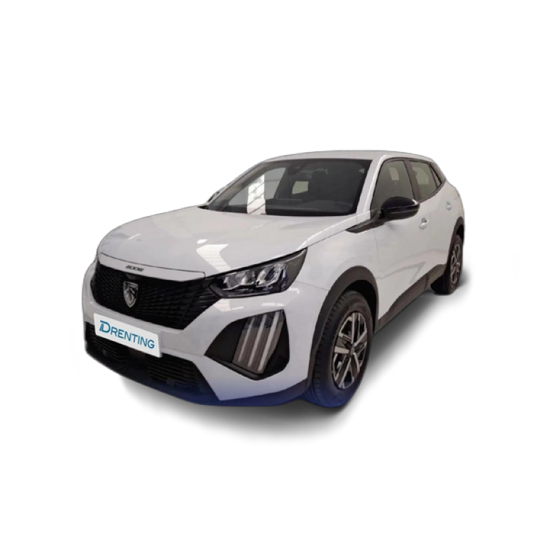 Renting Peugeot 2008 1.2 PureTech S&amp;S Active 100 Blanco