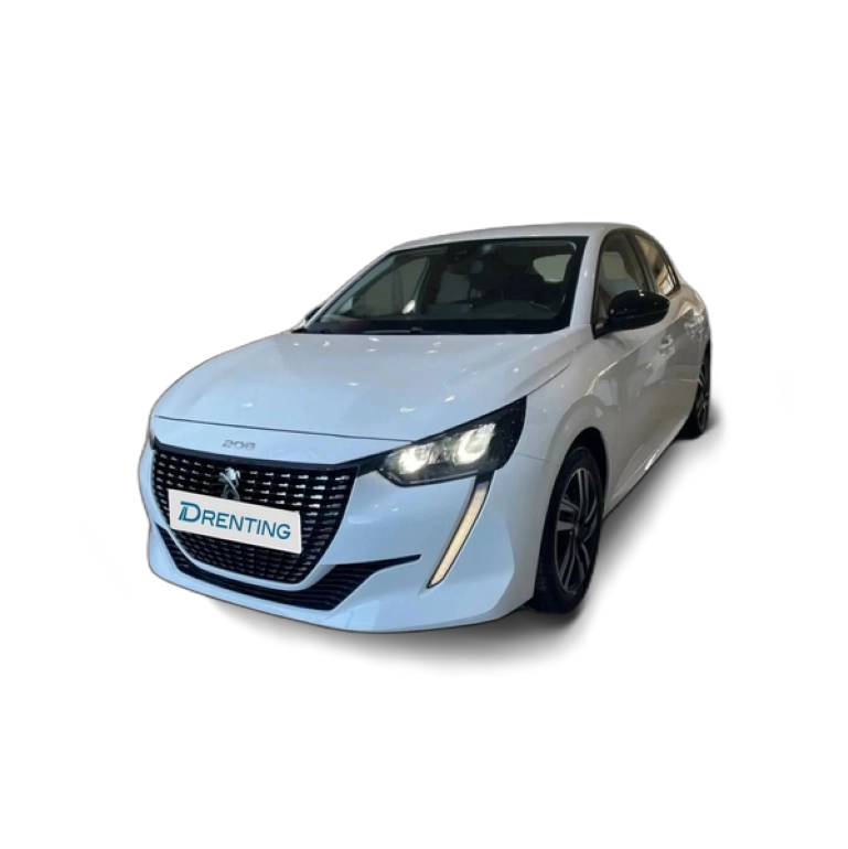 Renting Peugeot 208 1.2 Puretech S&amp;S Active Pack 100 Blanco