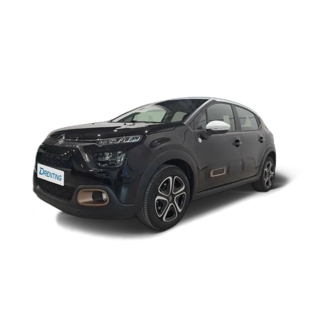 Renting Citroen C3 1.2 PureTech S&amp;S C-Series 83 Negro