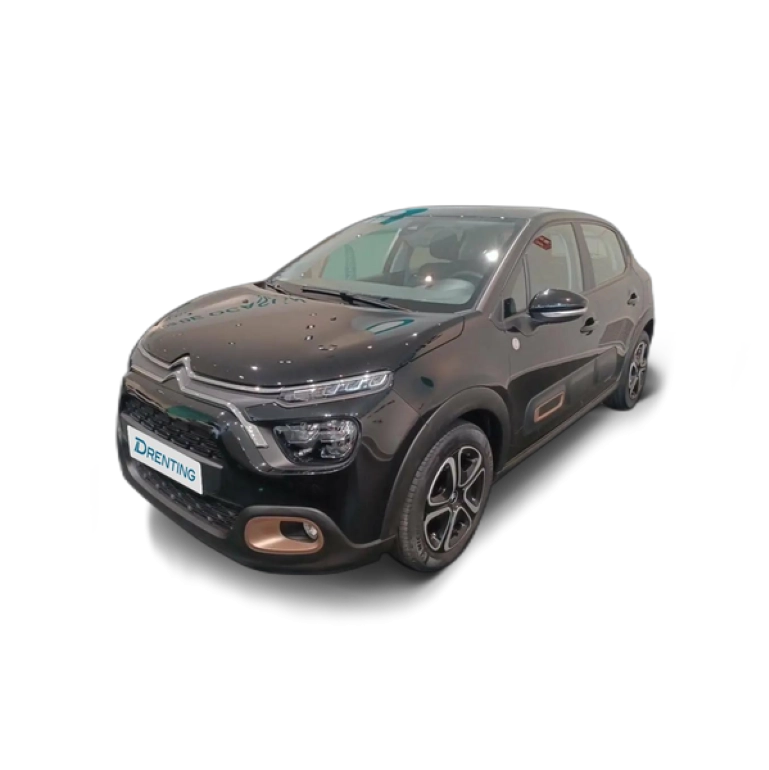 Renting Citroen C3 1.2 PureTech S&amp;S C-Series 83 Negro 2