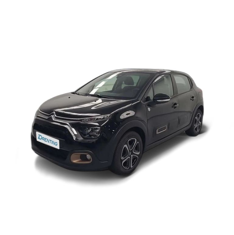 Renting Citroen C3 1.2 PureTech S&amp;S C-Series 83 Negro 1