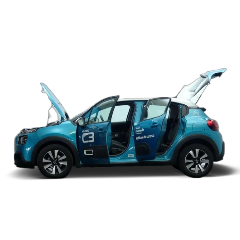 Renting Citroen C3 1.2 PureTech S&amp;S Feel Pack 110 Azul
