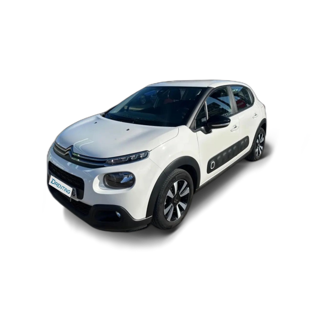 Renting Citroen C3 1.2 PureTech S&amp;S Feel Pack 83 Blanco