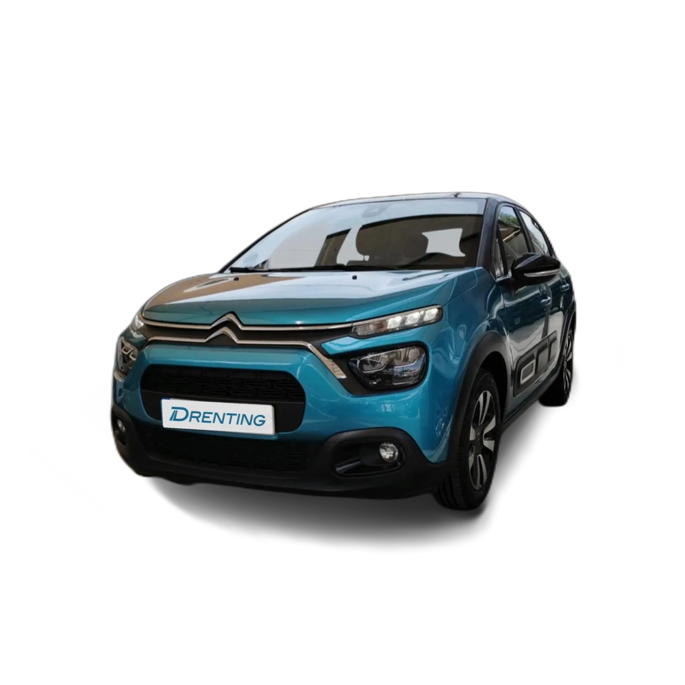 Renting Citroen C3 1.2 PureTech S&amp;S Live Pack 83 Azul 1