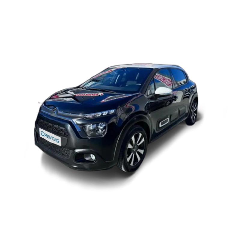 Renting Citroen C3 1.2 PureTech S&amp;S Max 83 Negro