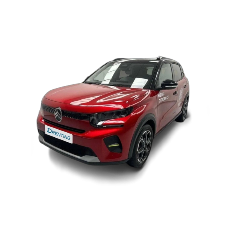 Renting Citroen C3 1.2 Turbo S&amp;S Max 100 Rojo 1