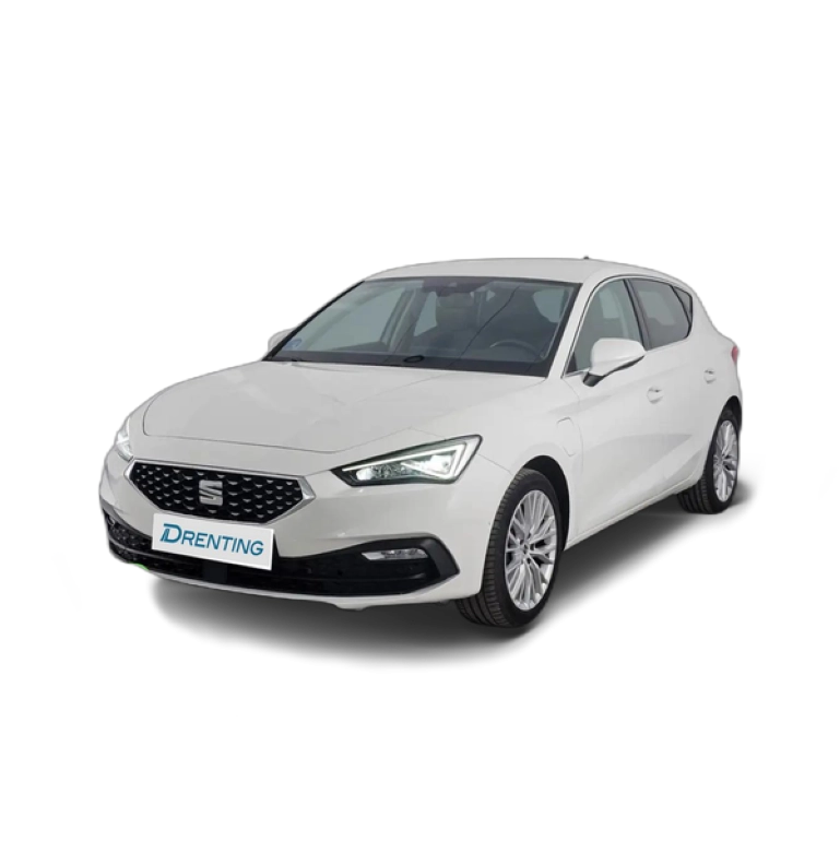 Renting SEAT Leon 1.4 TSI e-Hybrid S&amp;S Xcellence DSG-6 204 Blanco