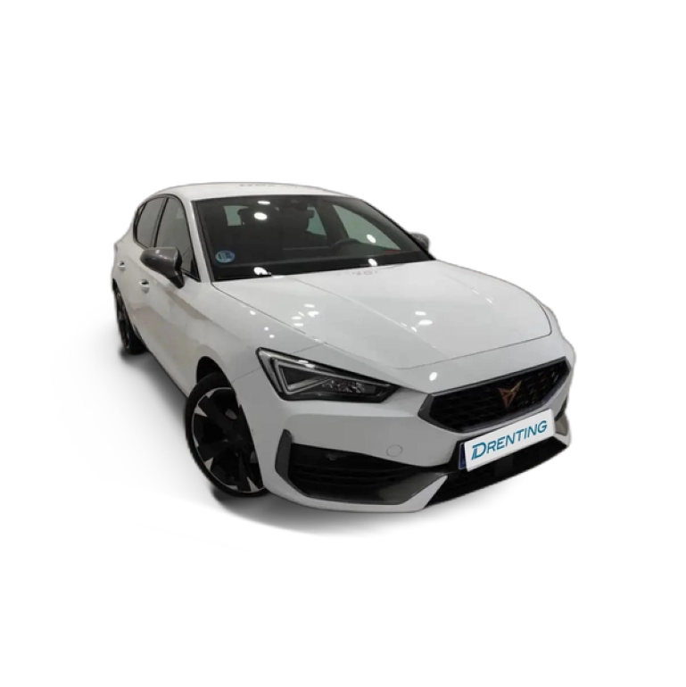 Renting CUPRA Leon 1.5 eTSI 110 DSG Blanco 2