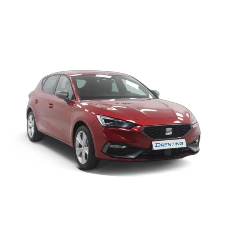 Renting SEAT Leon 1.5 eTSI DSG-7 S&amp;S FR Special Edition 150 Rojo