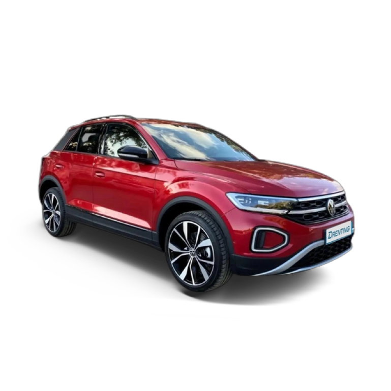 Renting Volkswagen T-Roc 1.5 TSI Dark Line 110kW DSG7 Rojo 1