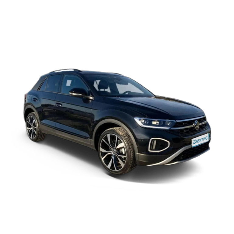 Renting Volkswagen T-Roc 1.5 TSI Dark Line 110kW DSG7 Negro