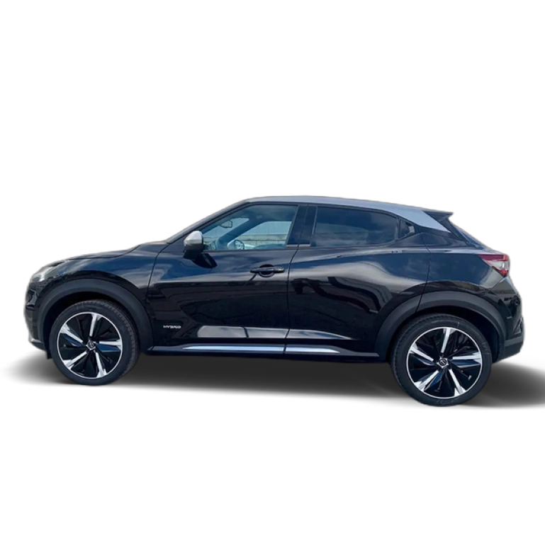 Renting Nissan Juke 1.6 HYBRID HEV 105KW N-DESIGN SILVER AUT 143 5P Gris