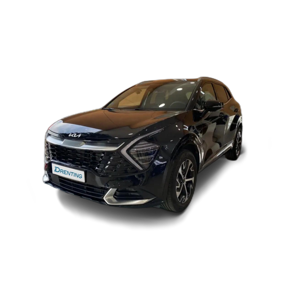 Renting Kia Sportage 1.6 T-GDi HEV 171kW (230CV) Tech 4&#215;2 Negro