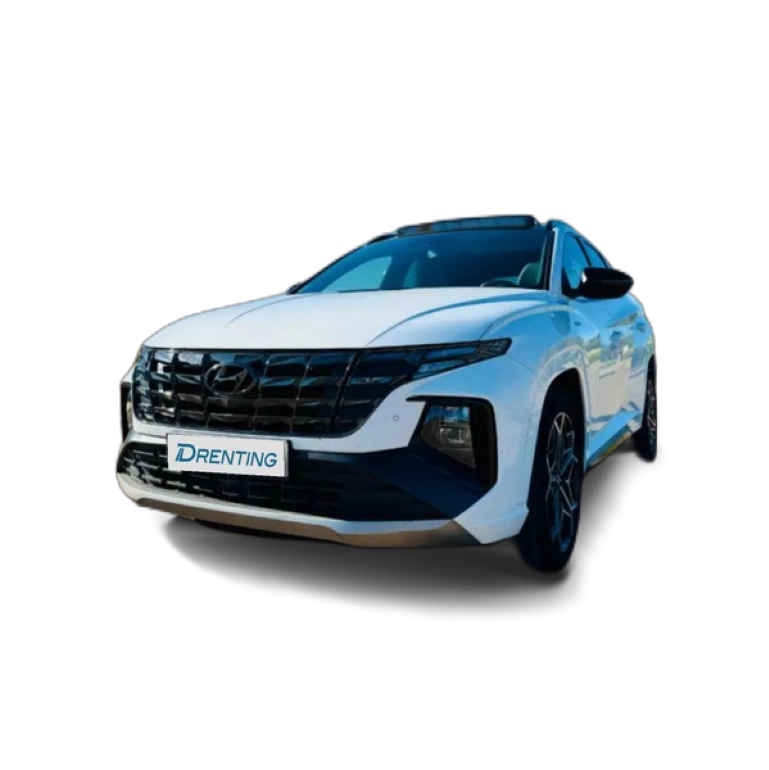 Renting Hyundai TUCSON 1.6 TGDI HEV Nline Sky AT Blanco