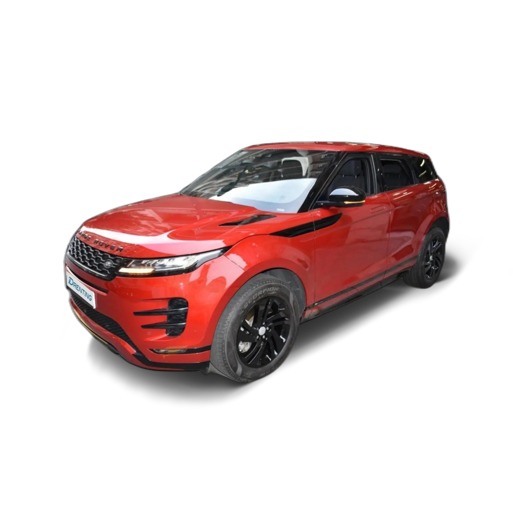 Renting Land Rover Range Rover Evoque 2.0D MHEV R-Dynamic AWD Aut. 180 Rojo