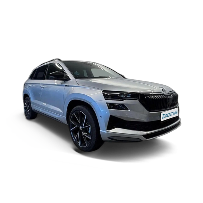 Renting Skoda Karoq 2.0TDI AdBlue Sportline 4&#215;4 DSG 110kW Plateado