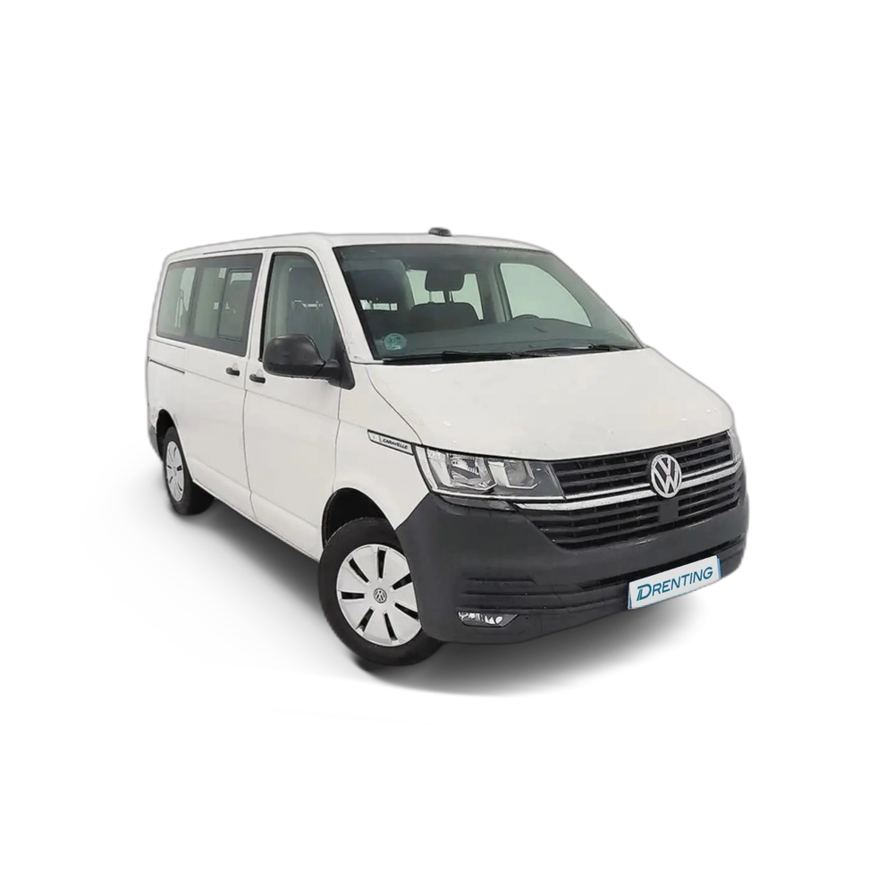Renting Volkswagen T5 Caravelle 2.0TDI Batalla Corta Premium 110kW Blanco 1