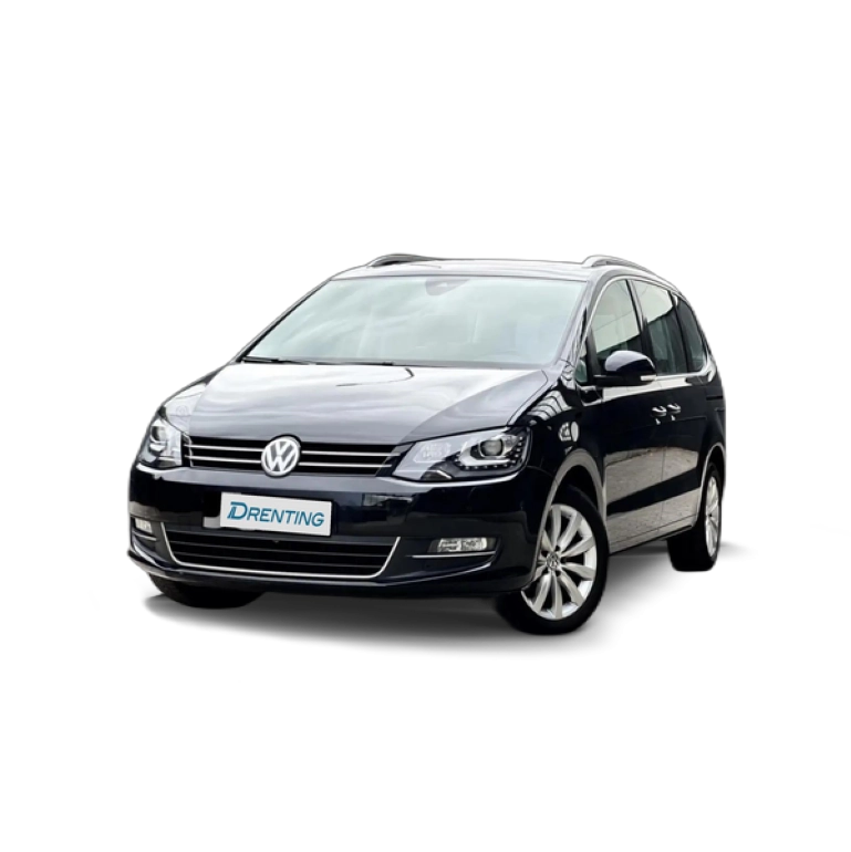 Renting Volkswagen Sharan 2.0TDI Sport DSG 110kW Negro