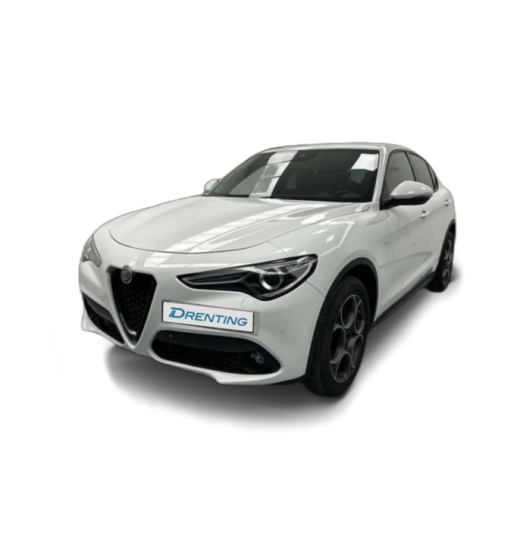 Renting Alfa Romeo Stelvio 2.2 Diesel 140kW (190cv)  AWD SPRINT Blanco