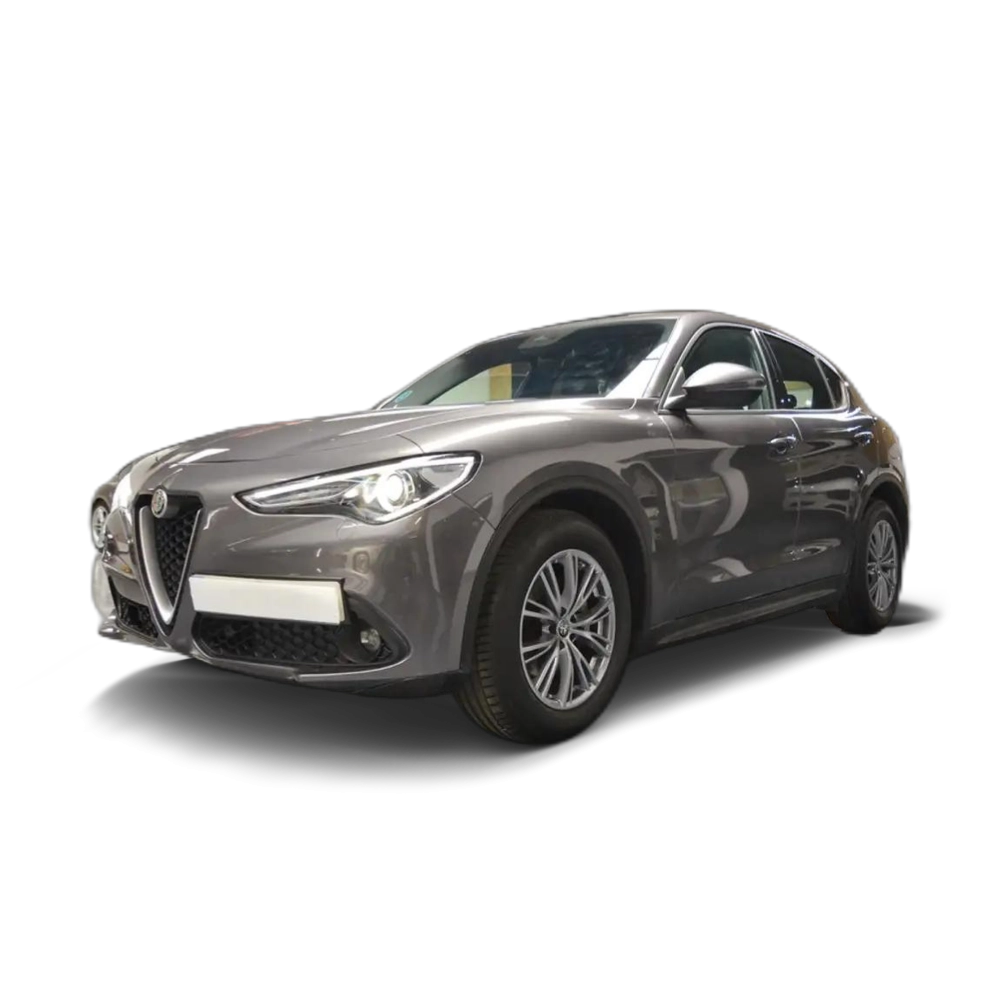 Renting Alfa Romeo Stelvio 2.2 Super RWD Aut. 160 Gris