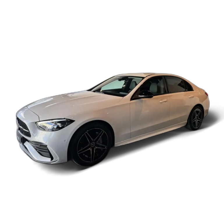 Renting Mercedes-Benz C 200 200d 9G-Tronic Blanco 1