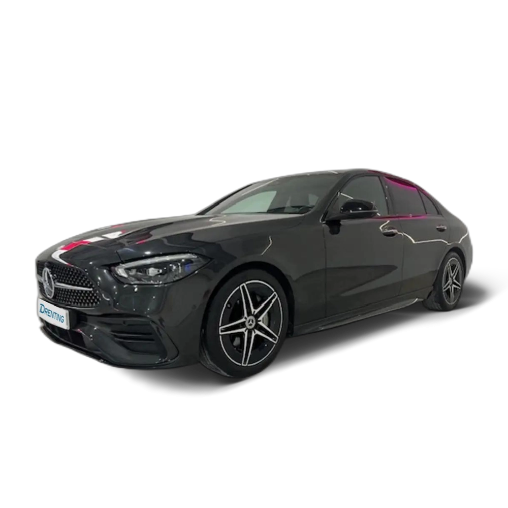 Renting Mercedes-Benz C 200 200d 9G-Tronic Negro