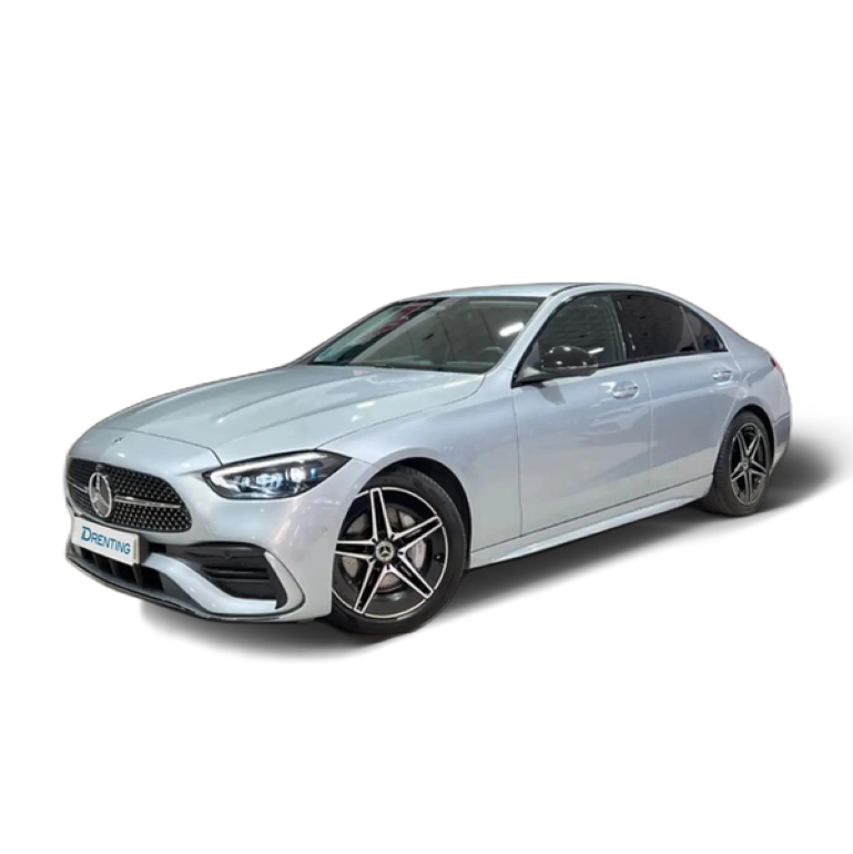 Renting Mercedes-Benz C 220 220d 9G-Tronic Plateado 3