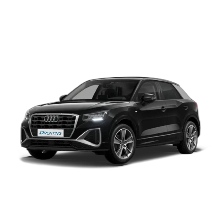 Renting Audi Q2 30 TDI S line 85kW Negro
