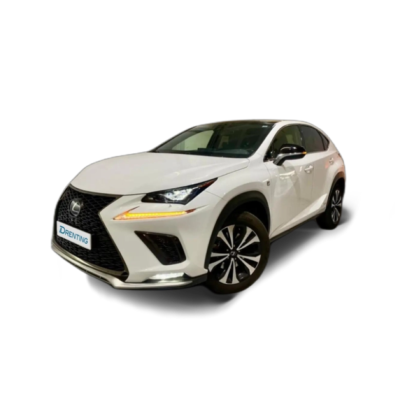 Renting Lexus NX 300 300h F Sport 4WD Panorámico Blanco