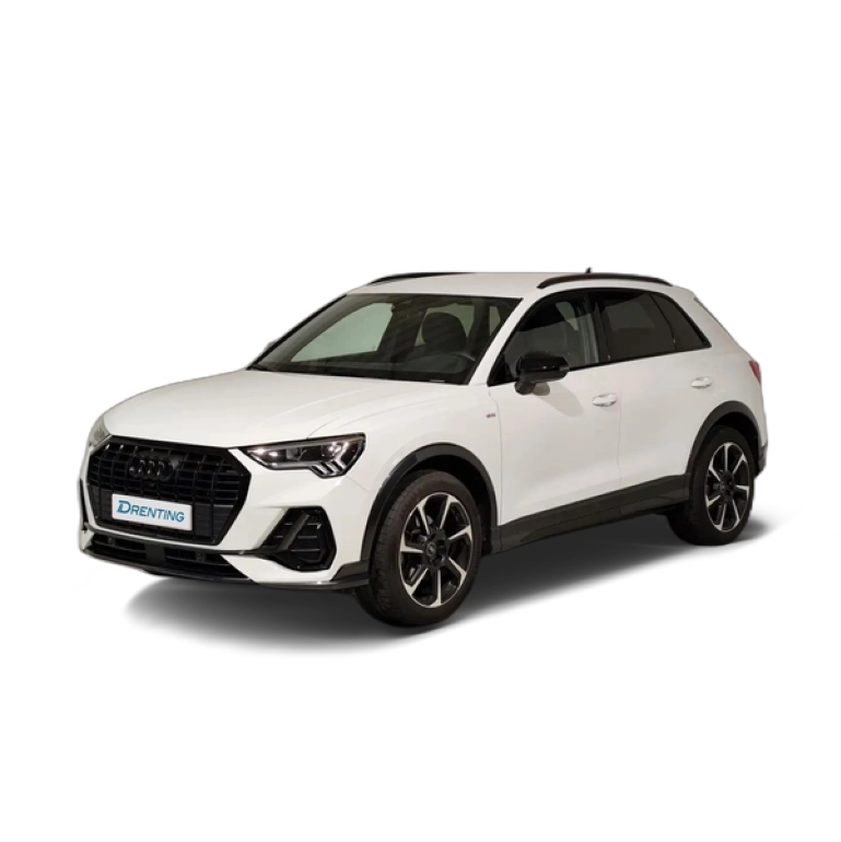 Renting Audi Q3 35 TFSI Black line S tronic Blanco 1