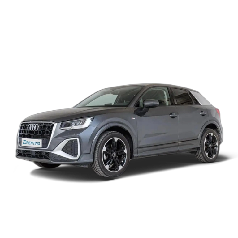 Renting Audi Q2 35 TFSI S line 110kW Gris