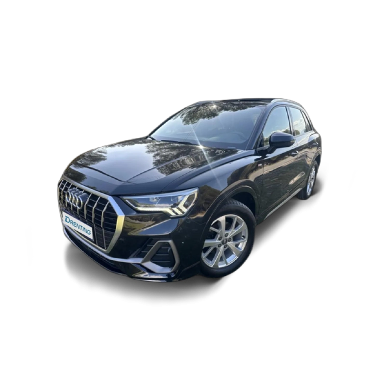 Renting Audi Q3 35 TFSI S line S tronic Negro
