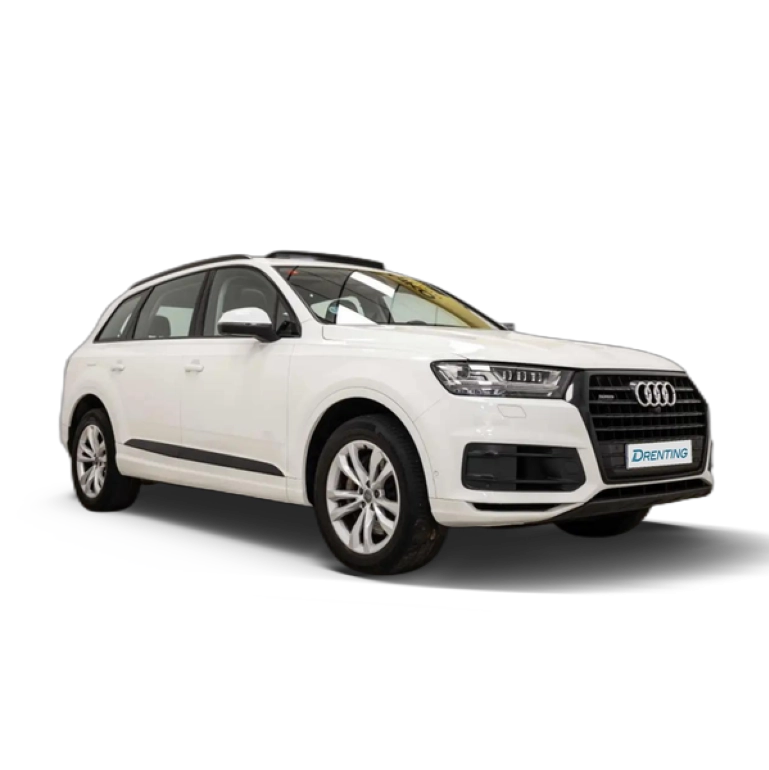 Renting Audi Q7 45 TDI Sport quattro-ultra S tronic Blanco