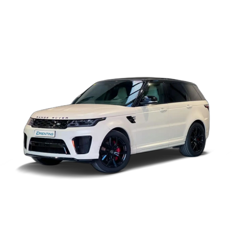 Renting Land Rover Range Rover Sport 5.0 V8 SC SVR Aut. Blanco