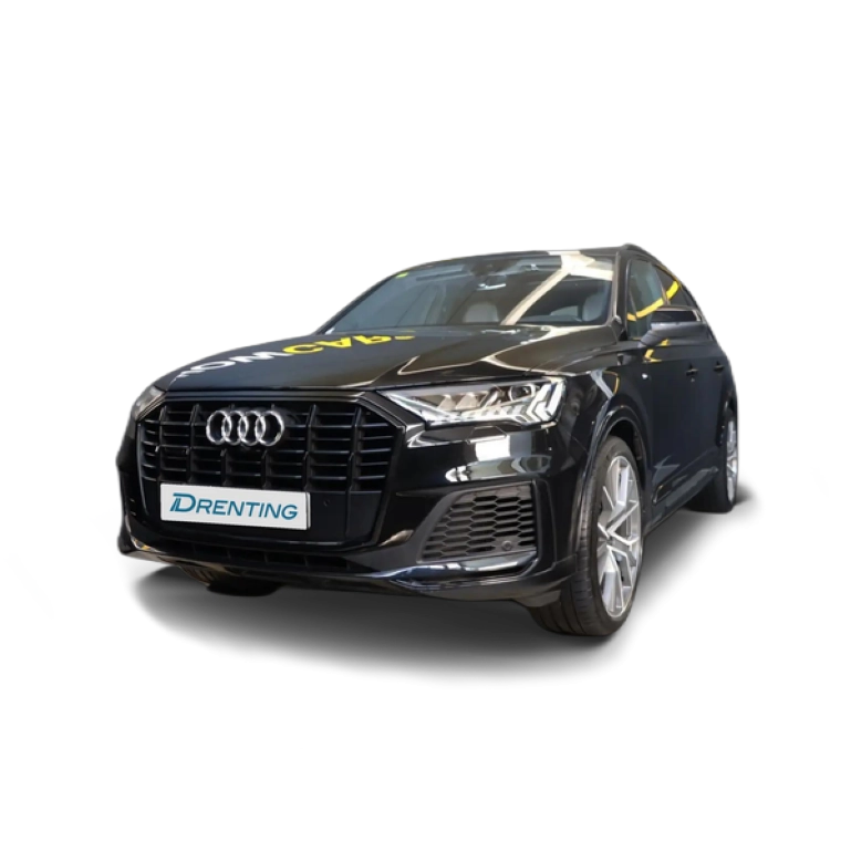 Renting Audi Q7 50 TDI Black line edition quattro Negro
