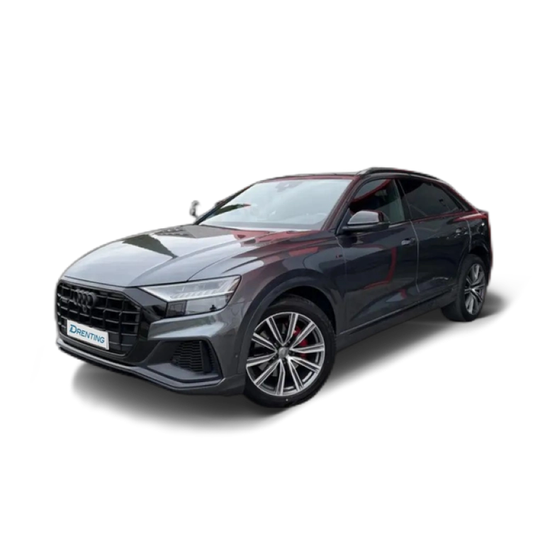 Renting Audi Q8 50 TDI Black line quattro tiptronic Gris