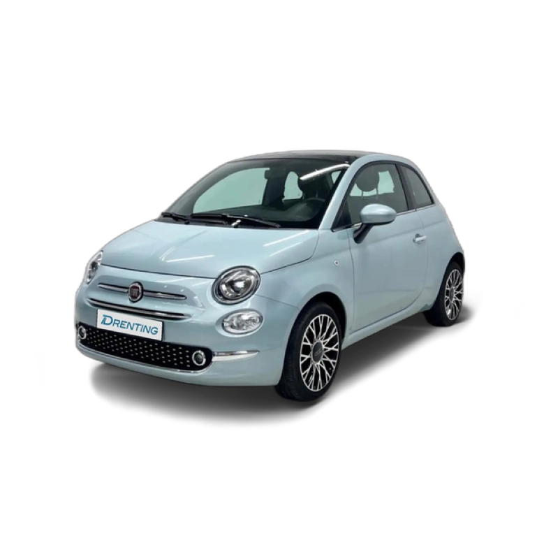 Renting Fiat 500 500C 1.0 Hybrid Monotrim 52kW Azul