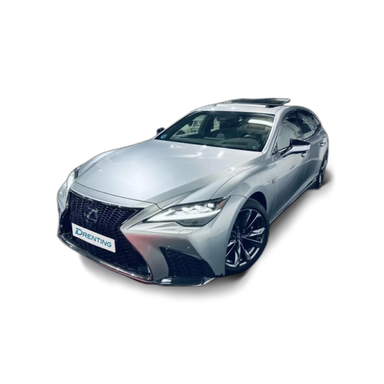Renting Lexus LS 500 500h F Sport AWD Gris
