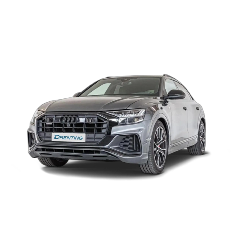 Renting Audi Q8 60 TFSIe Black line plus quattro Gris