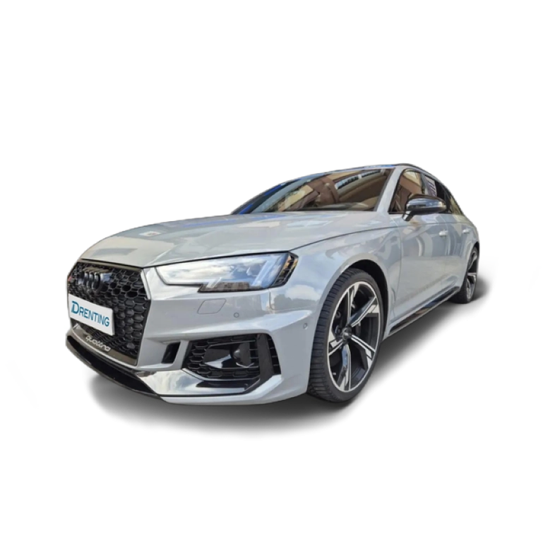 Renting Audi RS4 Avant TFSI quattro tiptronic Gris 1
