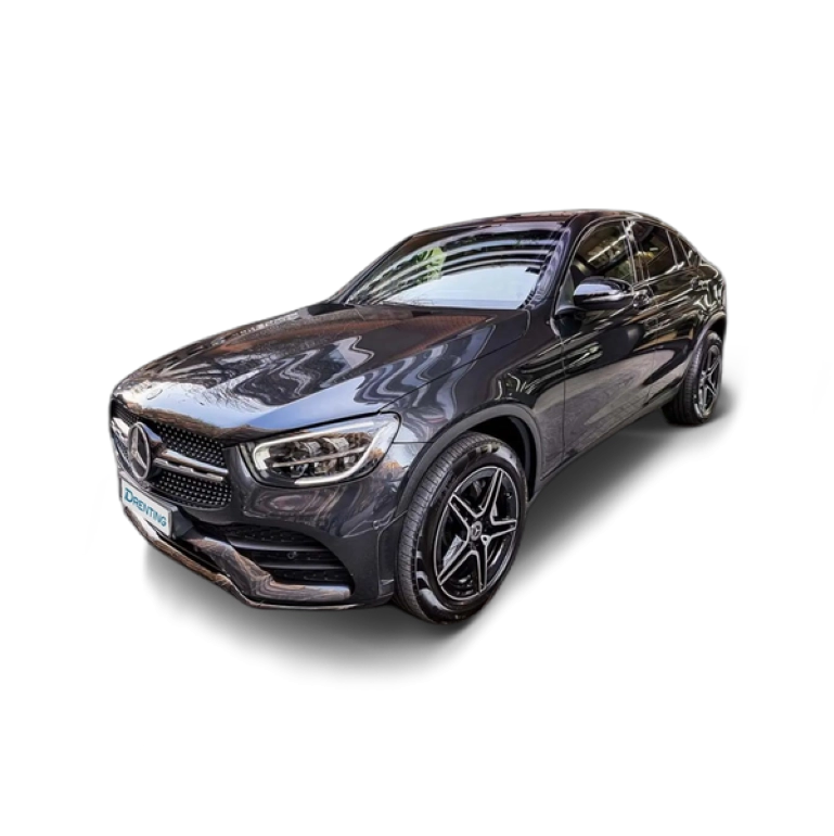 Renting Mercedes-Benz GLC 300 Coupé 300e 4Matic Gris