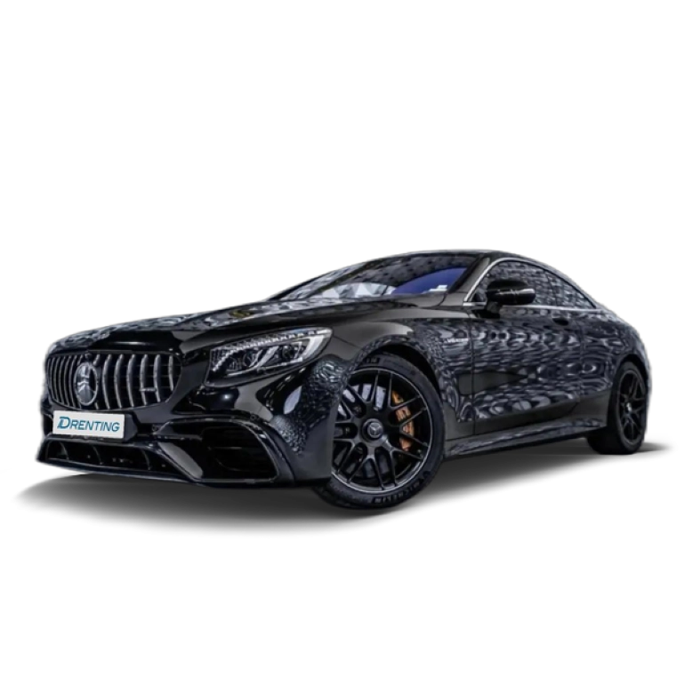 Renting Mercedes-Benz S 63 AMG Coupé 4Matic+ 9 SpeedShift Negro