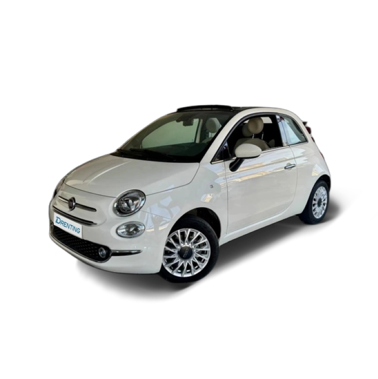 Renting Fiat 500 Descapotable Manual de 3 Puertas Blanco