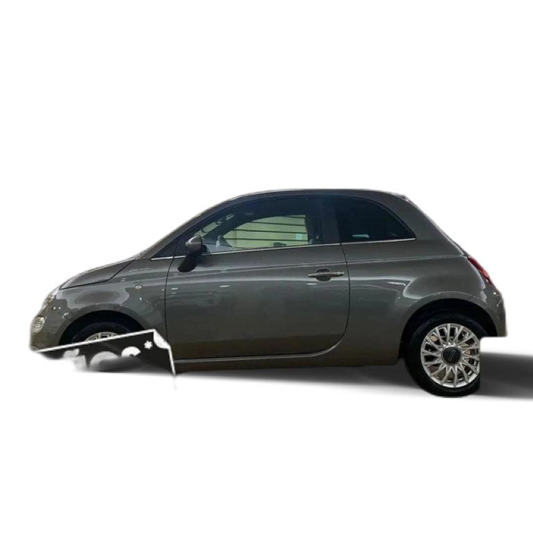 Renting Fiat 500 DOLCEVITA 1.0 HYBRID Gris
