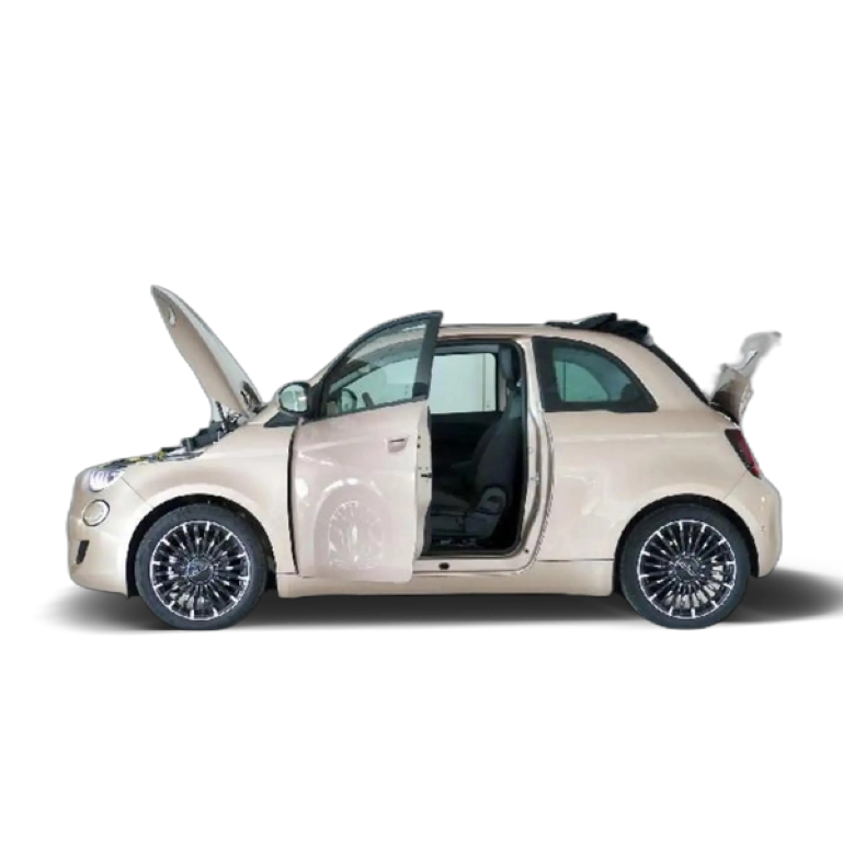 Renting Fiat 500 E CABRIO ICON 87KW 118CV Amarillo 1