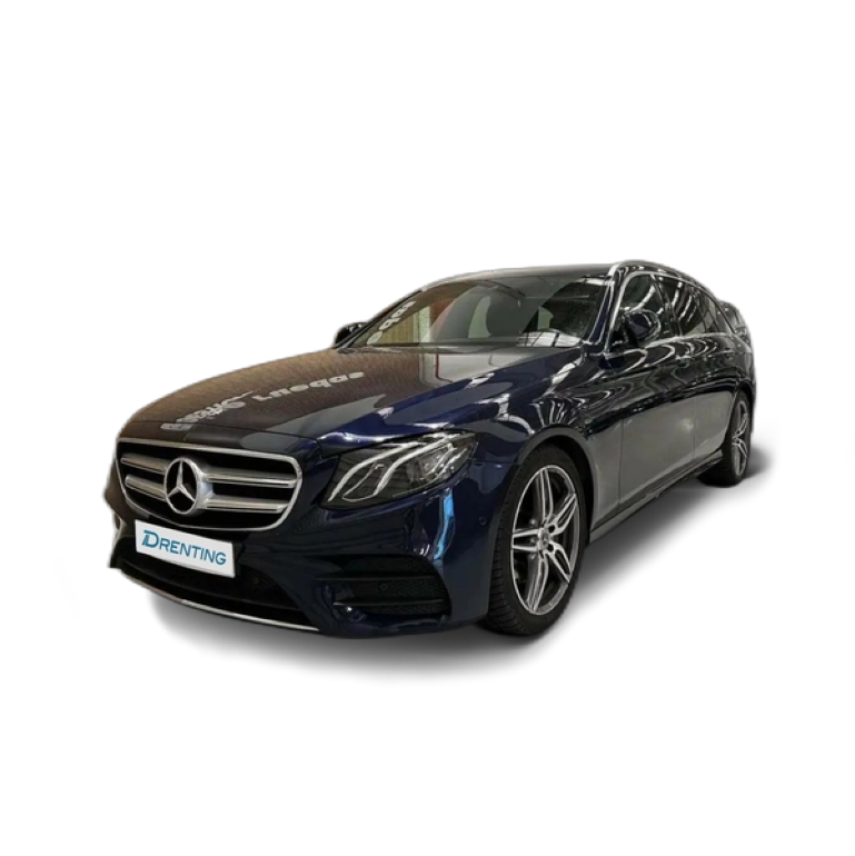 Renting Mercedes-Benz E 50 AMG E220D ESTATE LINE Azul