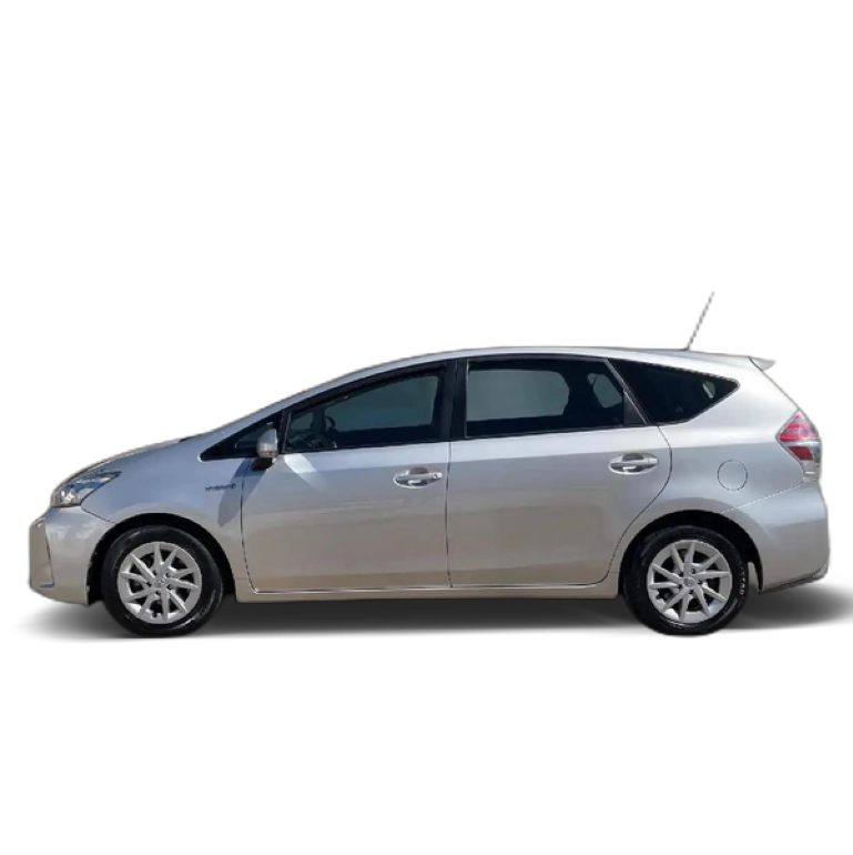 Renting Toyota Prius + Eco Plateado