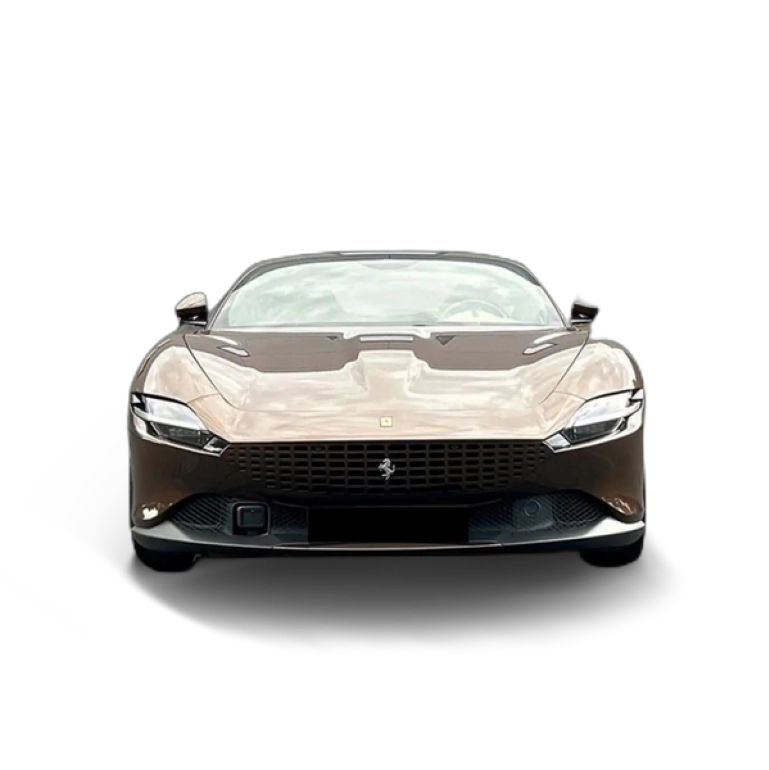 Renting Ferrari Roma Marrón