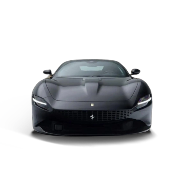 Renting Ferrari Roma Negro